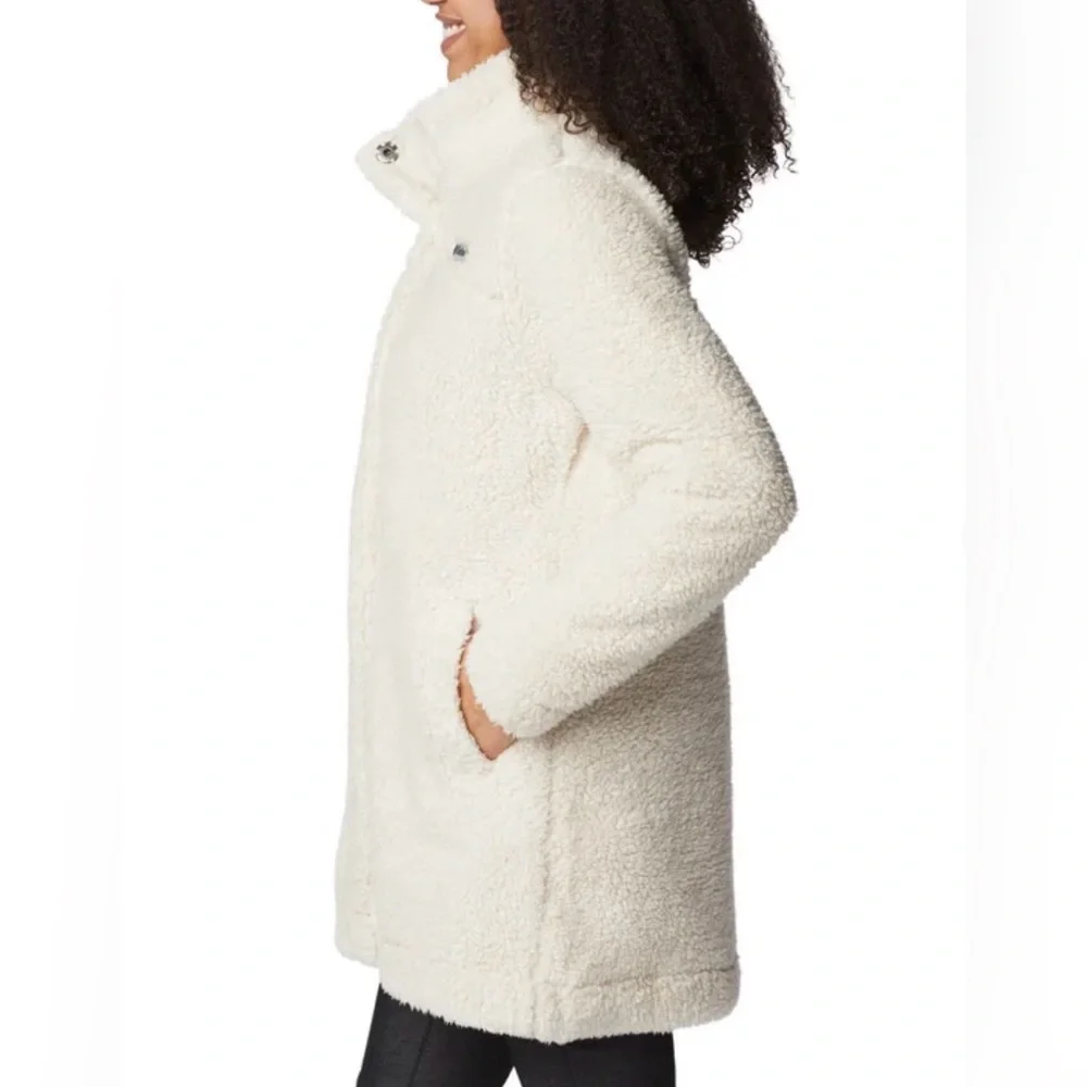 NWT Columbia Women's Long Fleece Jacket - Picture 5 of 9